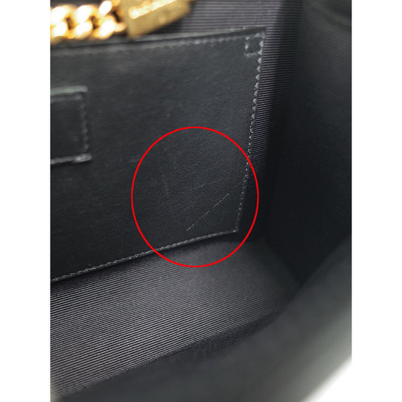 Saint Laurent Paris Kate Monogram Satchel Chain Shoulder Bag Black - Picture 5 of 9